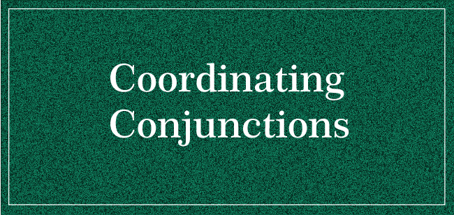 Coordinating Conjunction