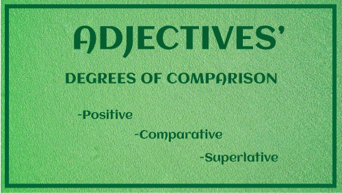 Degrees Of Adjectives