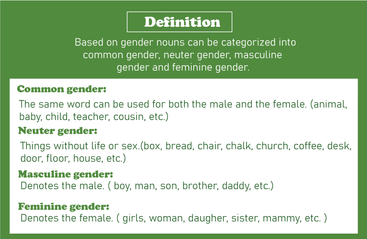 Gender in English Grammar