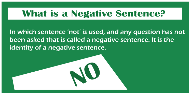 Negative Sentences