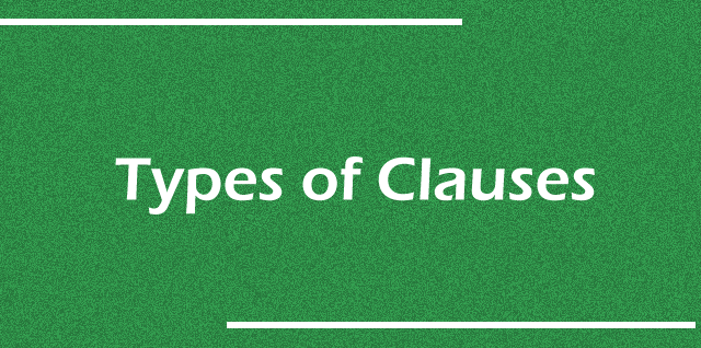 Types Of Clauses