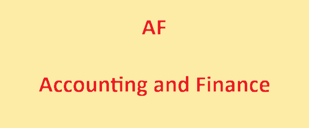 AF Full Form Accounting And Finance JavaTpoint