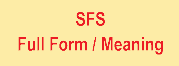 SFS Full Form