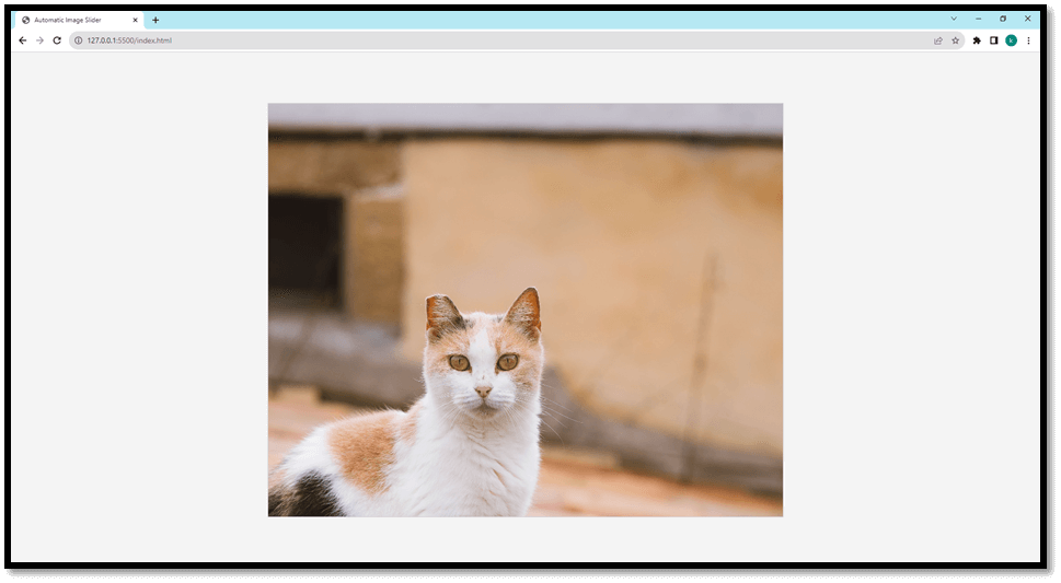 Automatic Image Slider in HTML and CSS