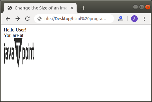 How To Change Image Size In Html Javatpoint