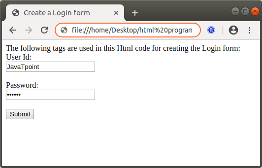How to Create a Form in Html