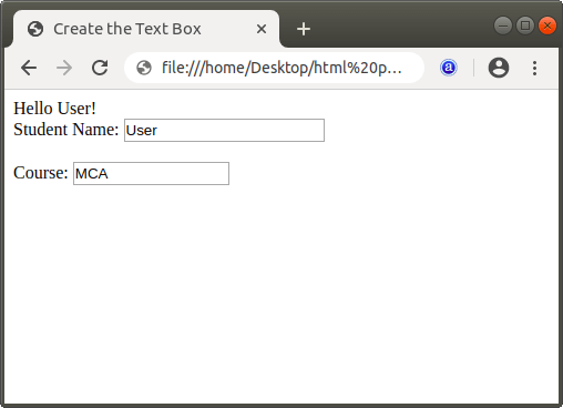 How to Create Text Box in Html