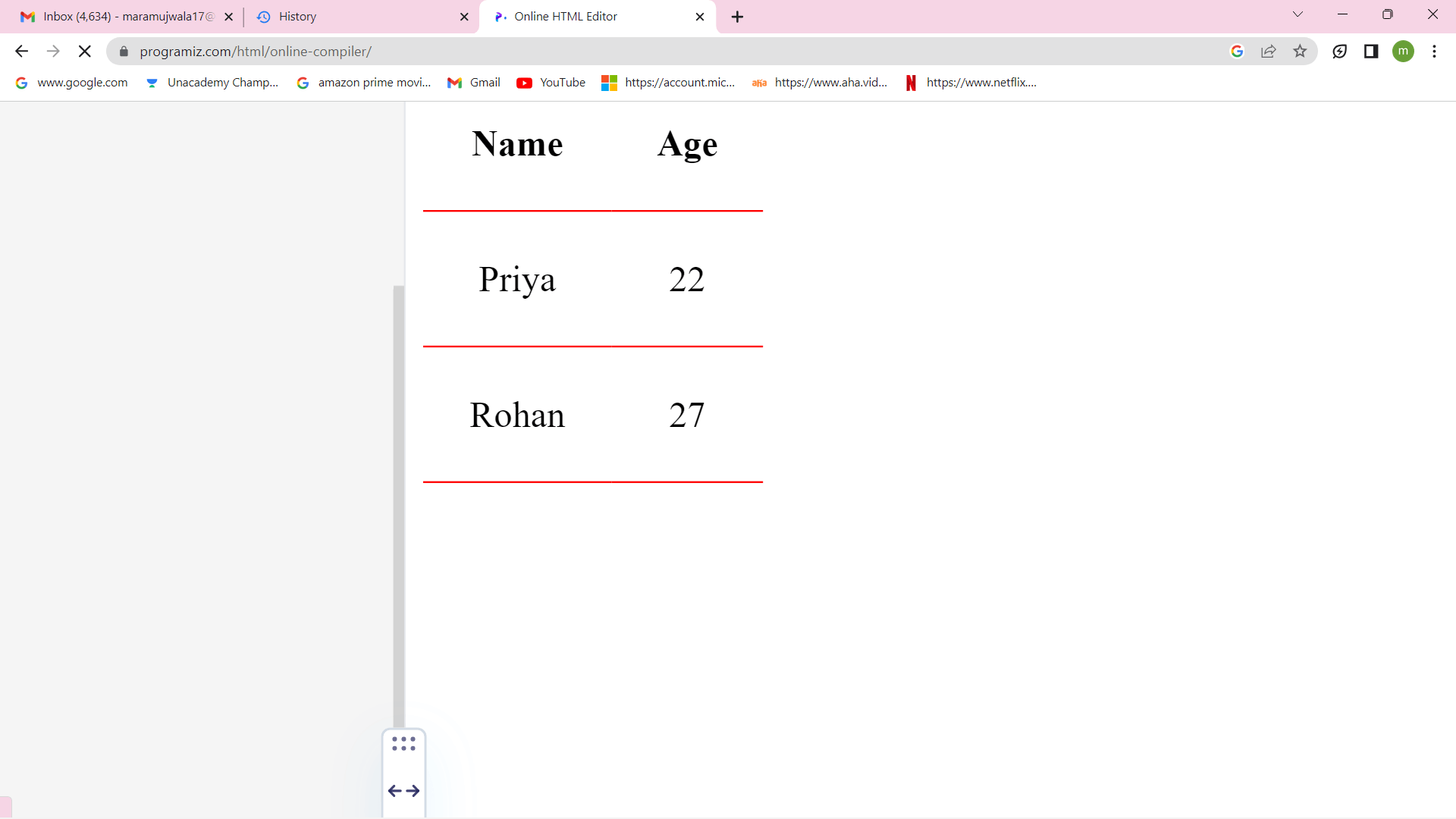 How to Make an HTML Table Border