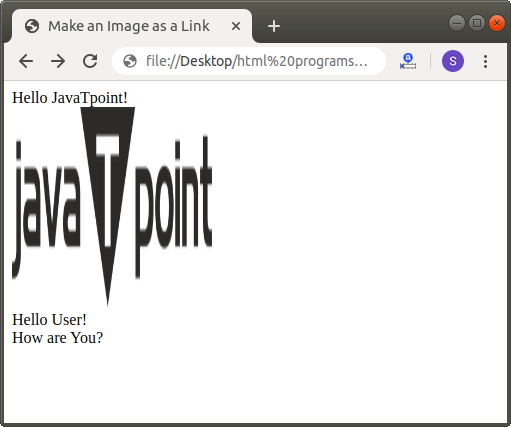 How to make an Image a Link in Html
