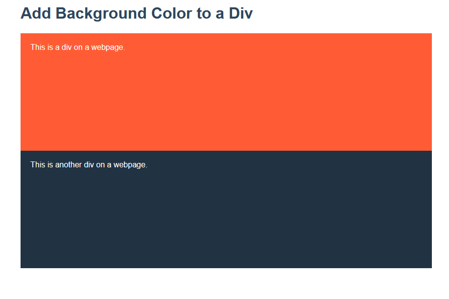 HTML Background-color