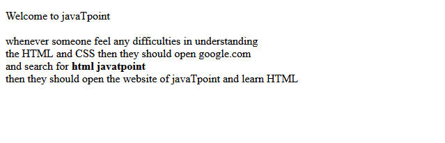 HTML Basics Tag