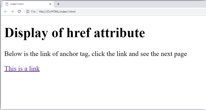 HTML Attribute