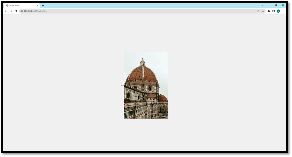 Image Slider using HTML and CSS