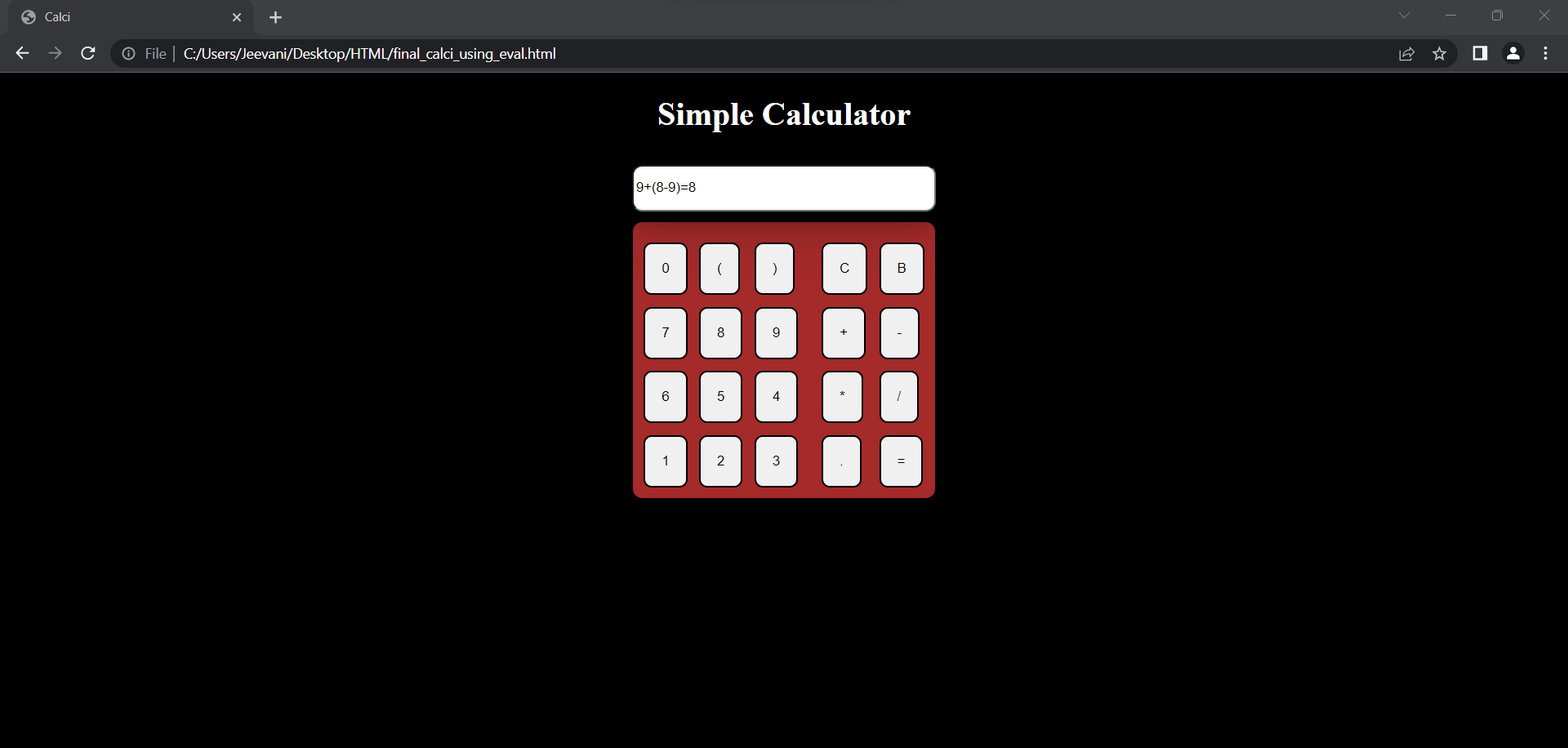 Publishing your Calculator website using Github pages (Beginner level)