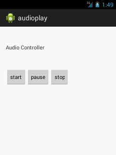 android audio control example output 1