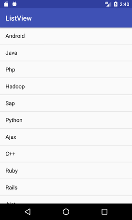android Listview 2