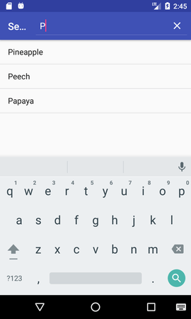 Android SearchView on Toolbar - javatpoint