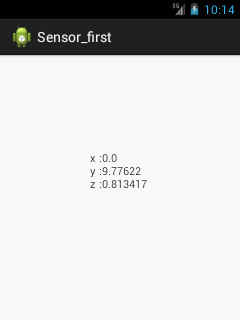 android sensor example output 1