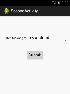 android startactivityforresult example output 3