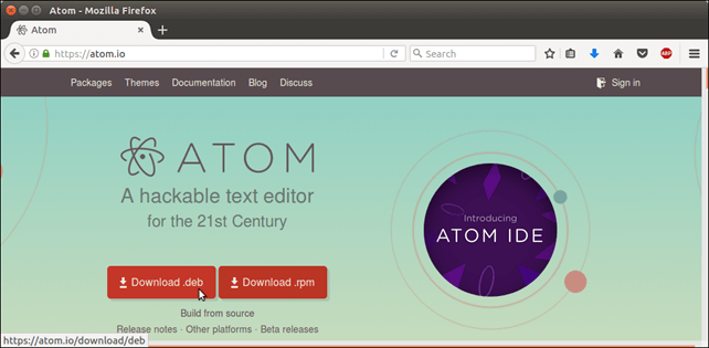 How To Install Atom In Ubuntu JavaTpoint