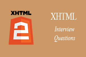 XHTML Interview Questions