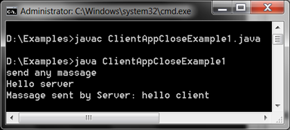 Java ServerSocket close() method