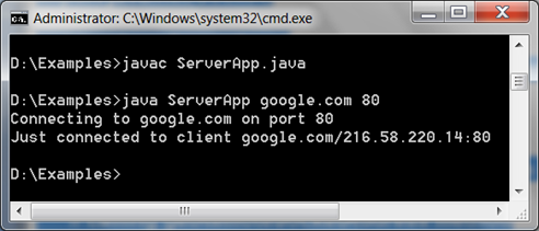 Java ServerSocket getRemoteSocketAddress() Method