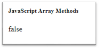 JavaScript Array isArray() Method