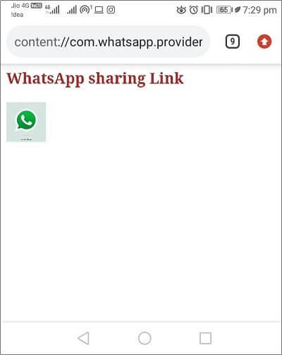 divorce Taiko belly Gentleman friendly How to add a WhatsApp share button in a website using JavaScript -  javatpoint