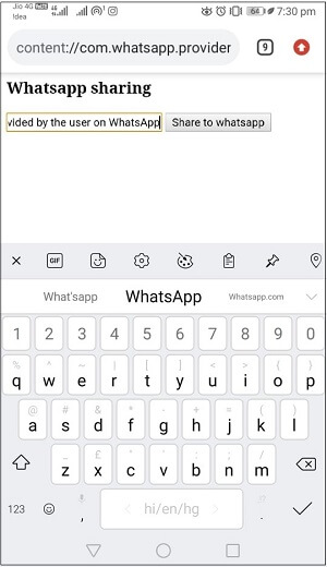 How to add a WhatsApp share button in a website using JavaScript