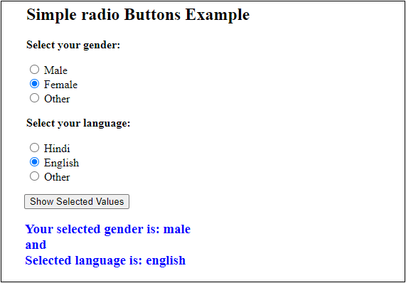 How to disable radio button using JavaScript