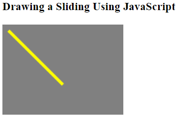 How to draw a line using javascript