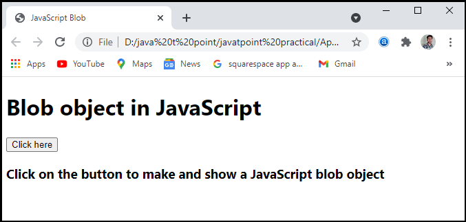 JavaScript Blob