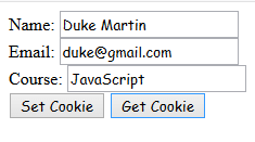 JavaScript Cookie with multiple Name