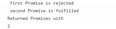 JavaScript Promise.any() Method