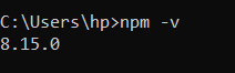 npm Install Command