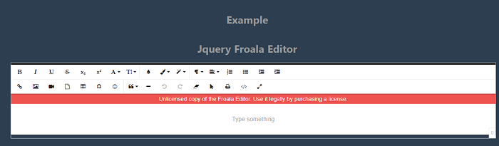 Froala editor plugin