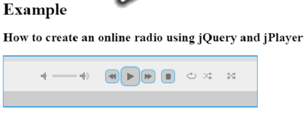 How to create an online radio using jQuery and jPlayer
