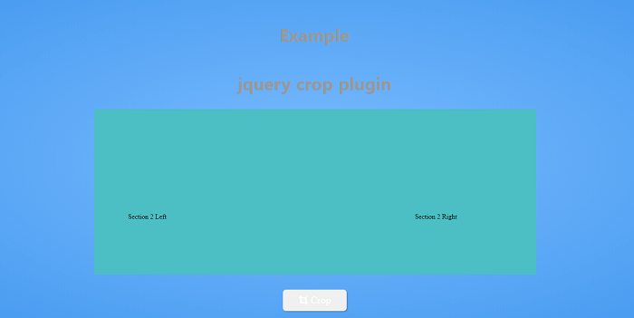JQuery Crop Plugin