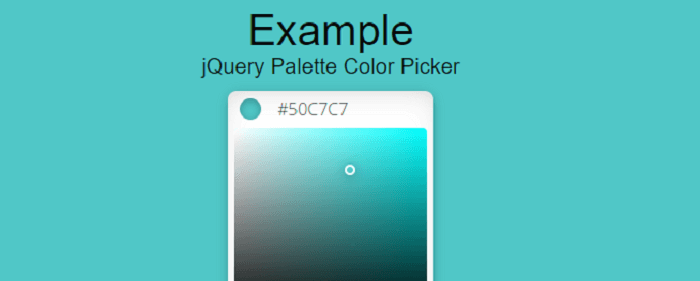 jQuery Palette Color Picker