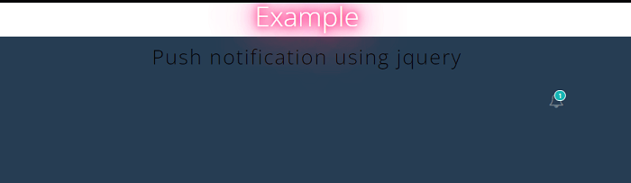 jQuery Push Notification Plugin