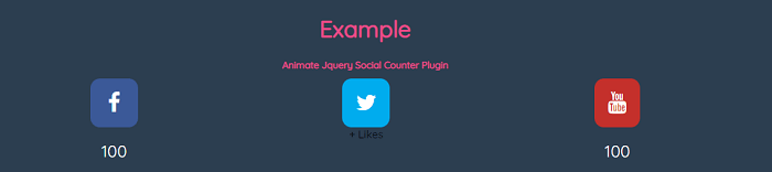 jquery social counter plugin