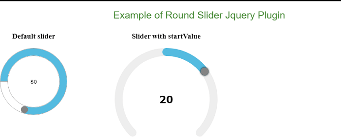 Round Slider jQuery Plugin