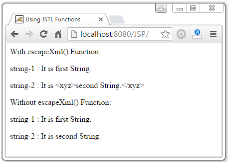 JSTL Function Tags4