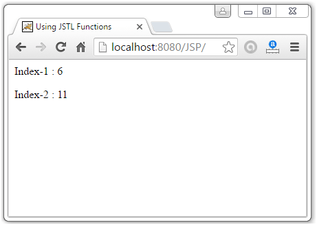 JSTL Function Tags5