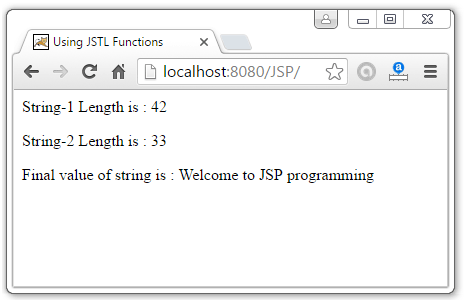 JSTL Function Tags6