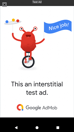 Kotlin Android Google AdMob Interstitial Ads Example