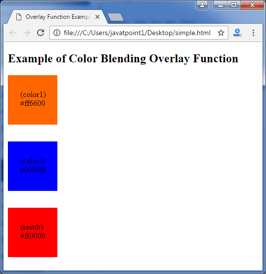 Less Color blending overlay function3