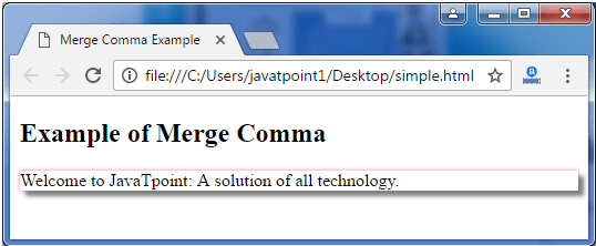 Less Less merge comma3