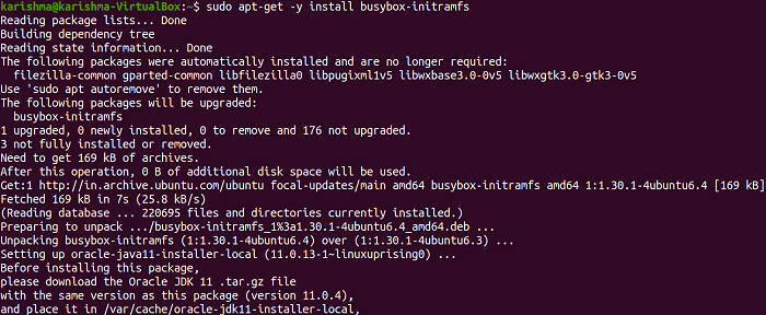 Initramfs Ubuntu